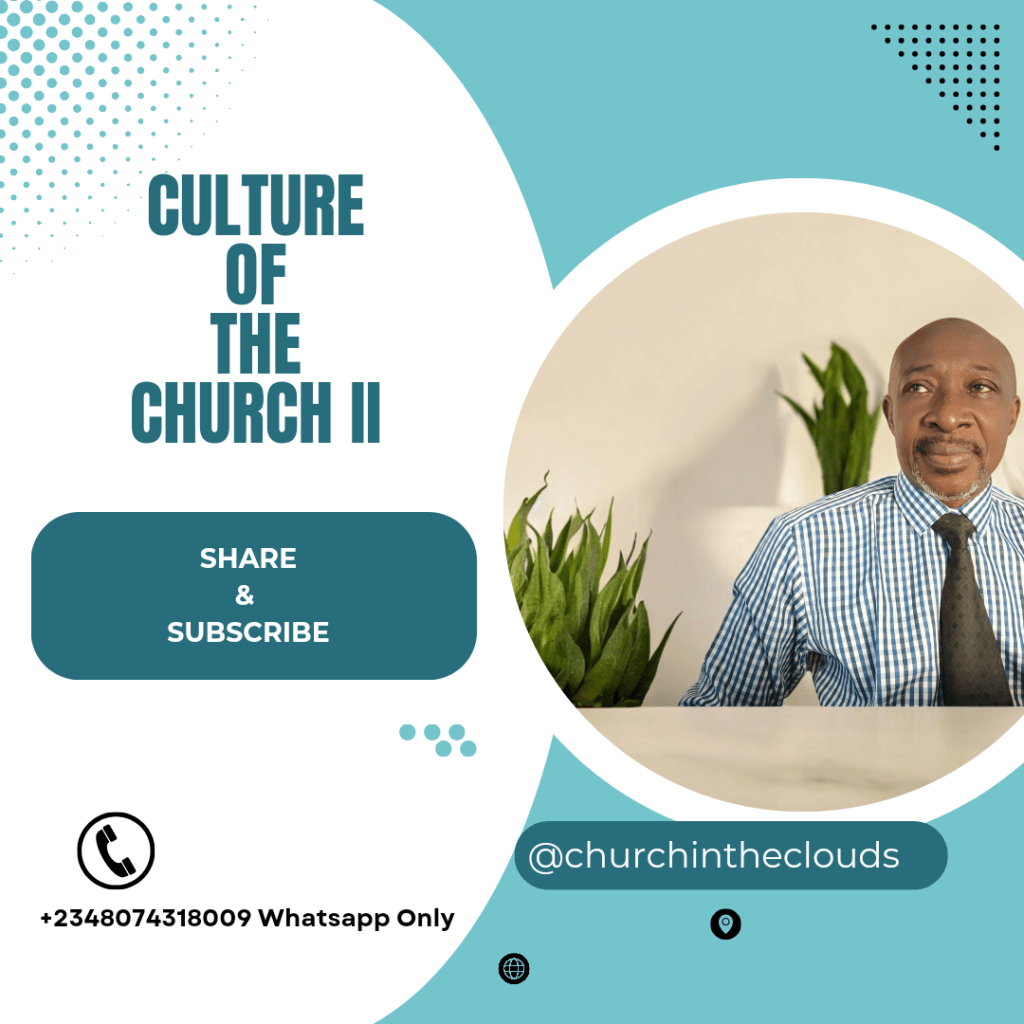 CULTURE OF THE CHURCH Part II (1 Timothy&nbsp;5:9-16)