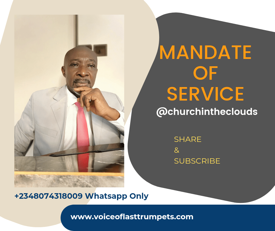MANDATE OF SERVICE