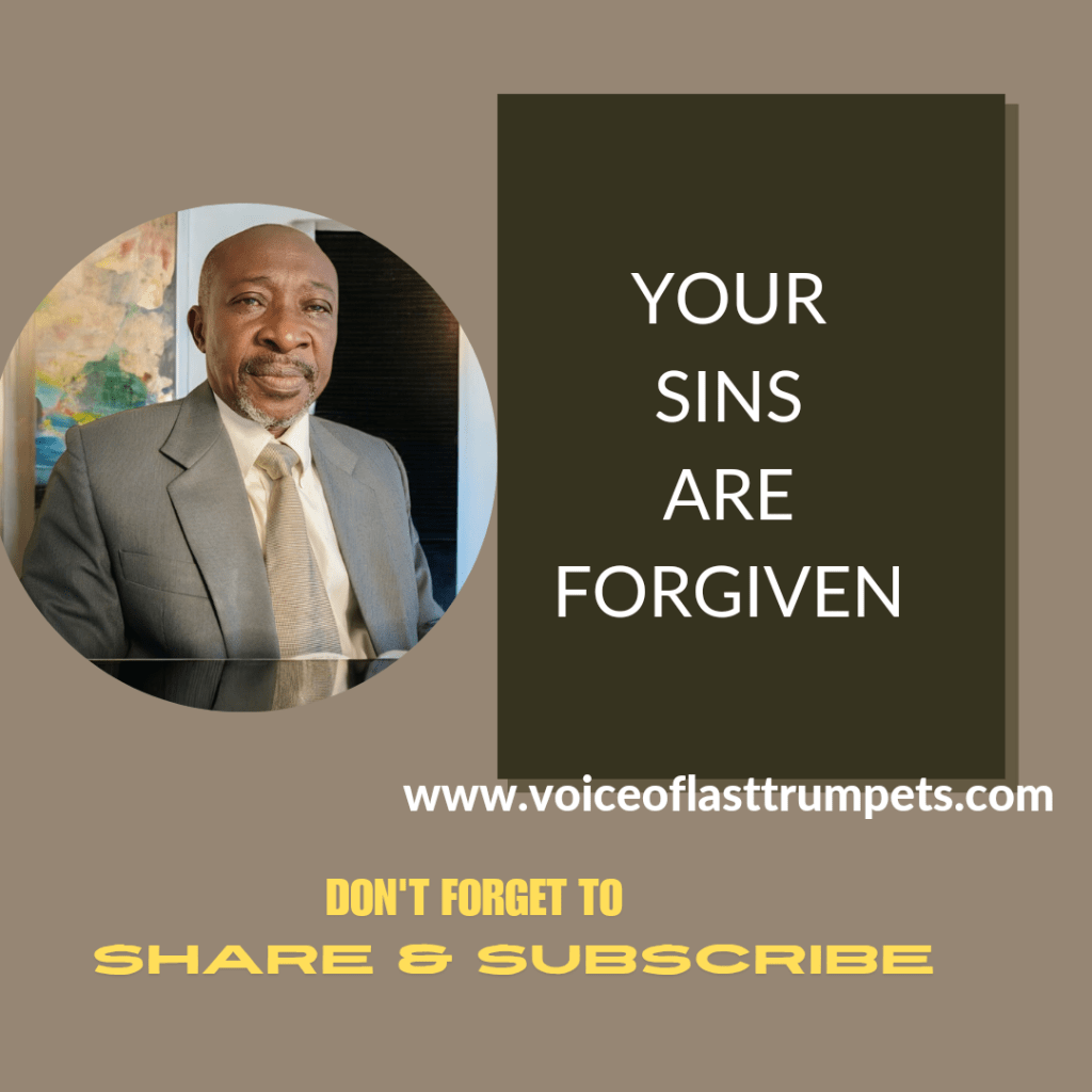 YOUR SINS ARE&nbsp;FORGIVEN